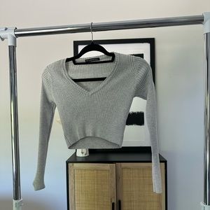 Brandy Melville Cropped Long Sleeved